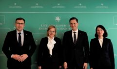 Minister Anna Moskwa podczas wizyty w Wilnie. Fot. MKiŚ