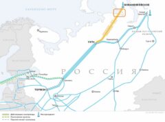 System gazociągów w Rosji. Grafika: Gazprom.