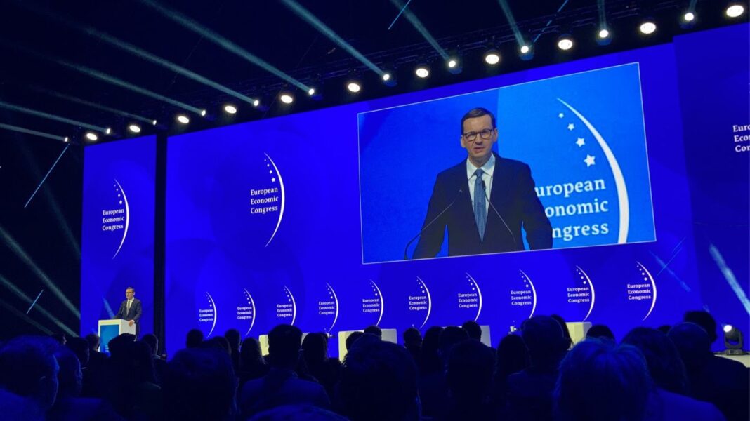 Premier Mateusz Morawiecki podczas EKG 2022. Fot. Jędrzej Stachura