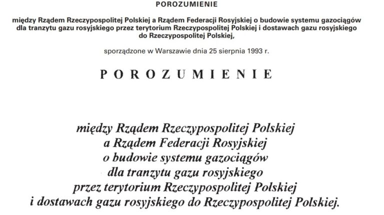 Porozumienie międzyrządowe Polska-Rosja o Gazociągu Jamalskim i dostawach gazu. Fot. Kancelaria Sejmu