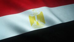 Flaga Egiptu. Źródło: Freepik