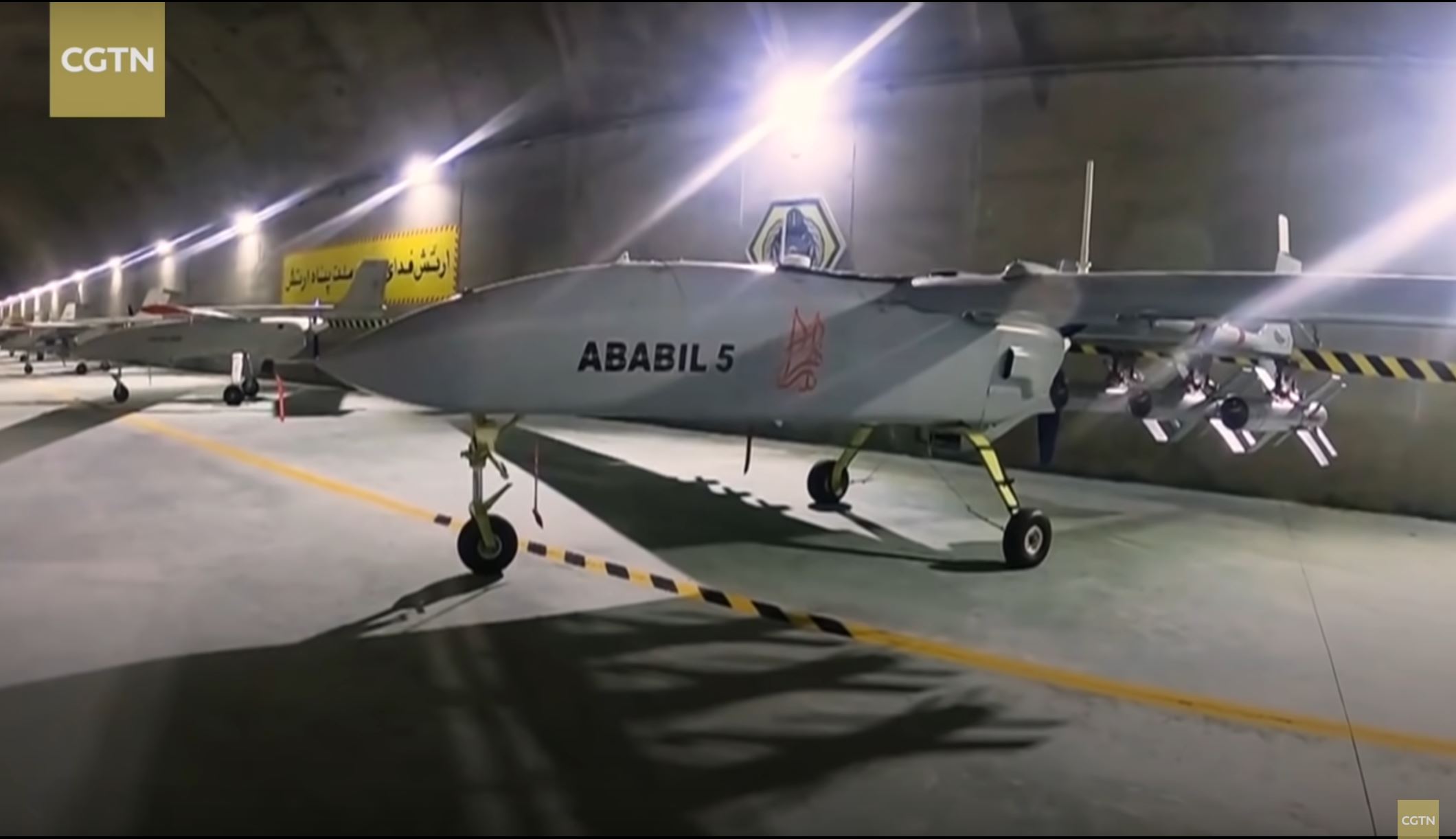 Dron Ababil-5. Źródło: CGTN/Youtube