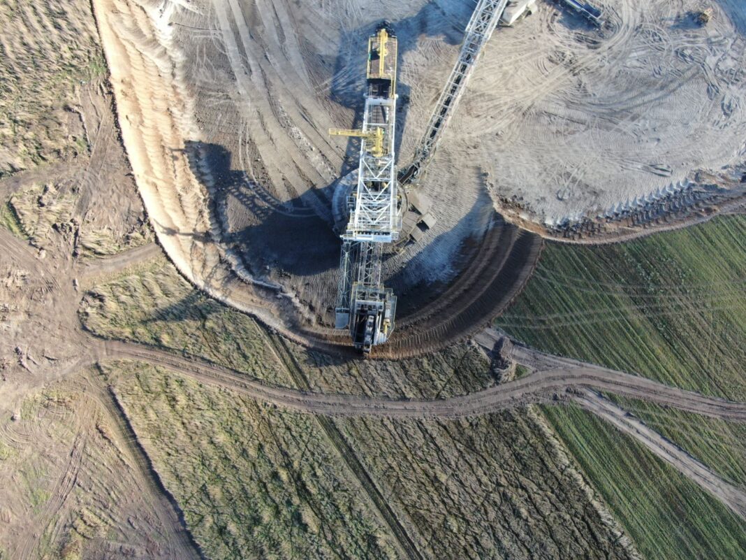 Odkrywka Tomisławice. Fot. Greenpeace