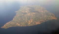 Wyspa Bornholm z lotu ptaka