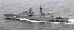 Fregata rakietowe projektu 1154 Nieustraszymyj na Bałtyku