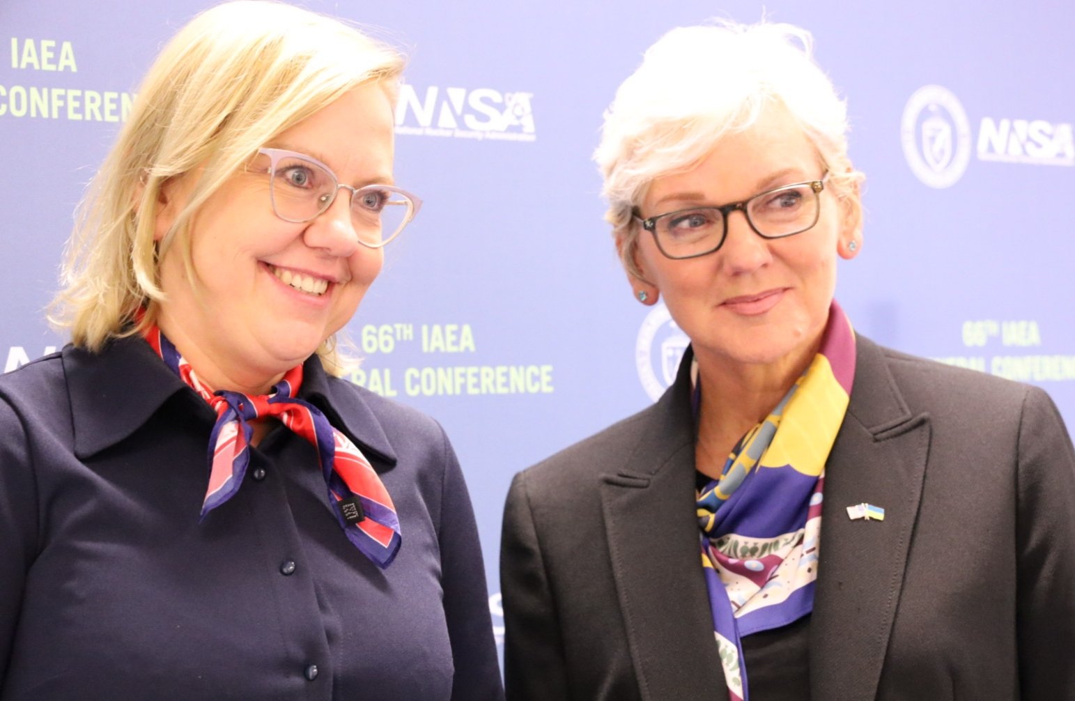 Minister klimatu i środowiska Anna Moskwa oraz Jennifer Granholm, sekretarz energii USA. Fot. Ministerstwo klimatu i środowiska.