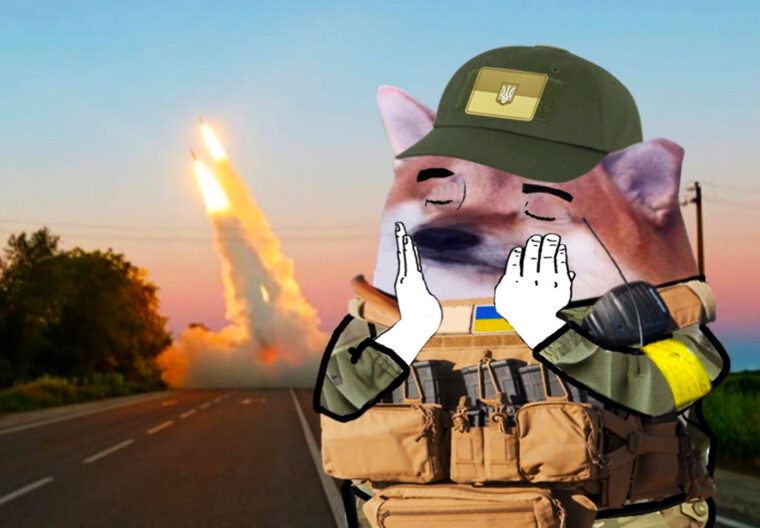 Jeden z memów NAFO. Fot. Ministerstwo obrony Ukrainy