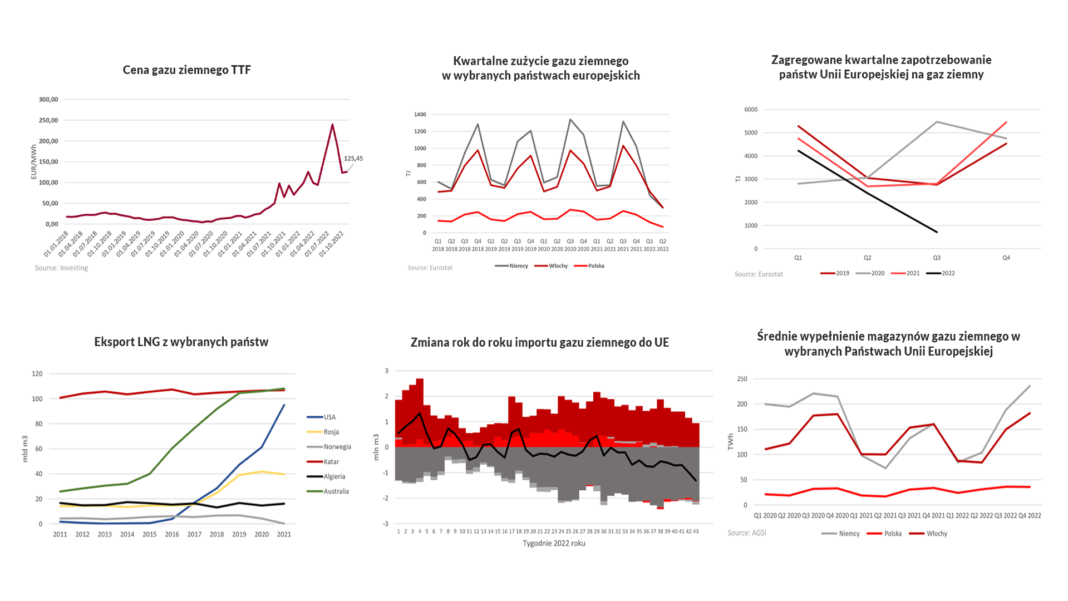 Analiza cen gazu. Źródło: Instytut Jagielloński.