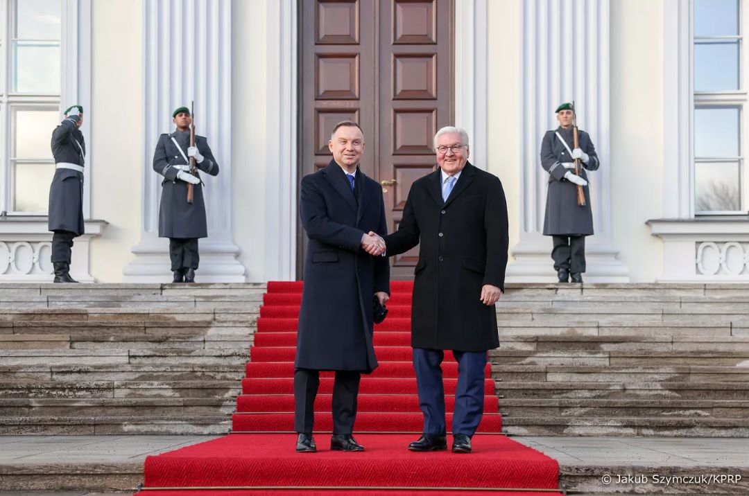 Spotkanie Andrzeja Dudy i Franka-Waltera Steinmeiera w Berlinie. Fot. KPRP