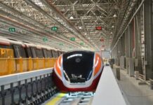 Pociąg Maglev. Źródło: Twitter/China Daily 