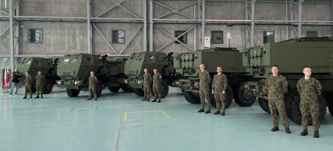 Wyrzutnie HIMARS w Polsce. Fot. Ministerstwo Obrony Narodowej.