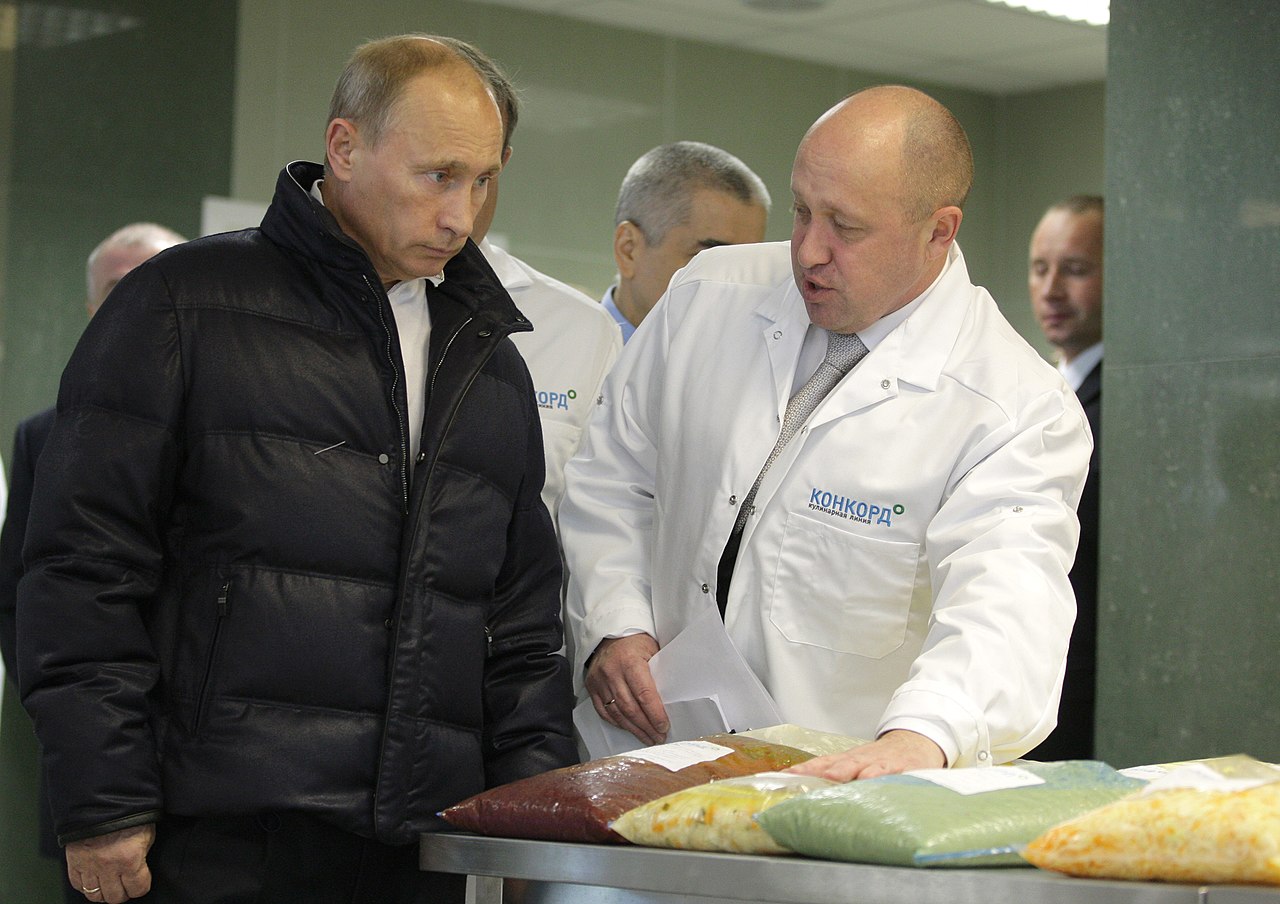 Władimir Putin i Jewgenij Prigożyn. Fot. Kremlin.ru.