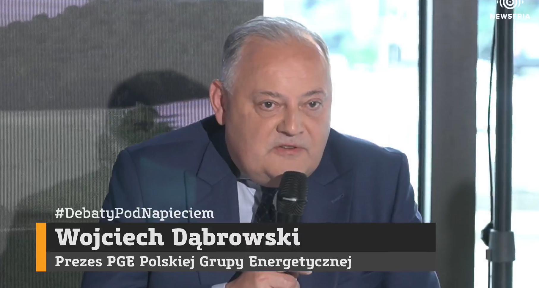 Prezes PGE Wojciech Dąbrowski. Fot. BiznesAlert.pl