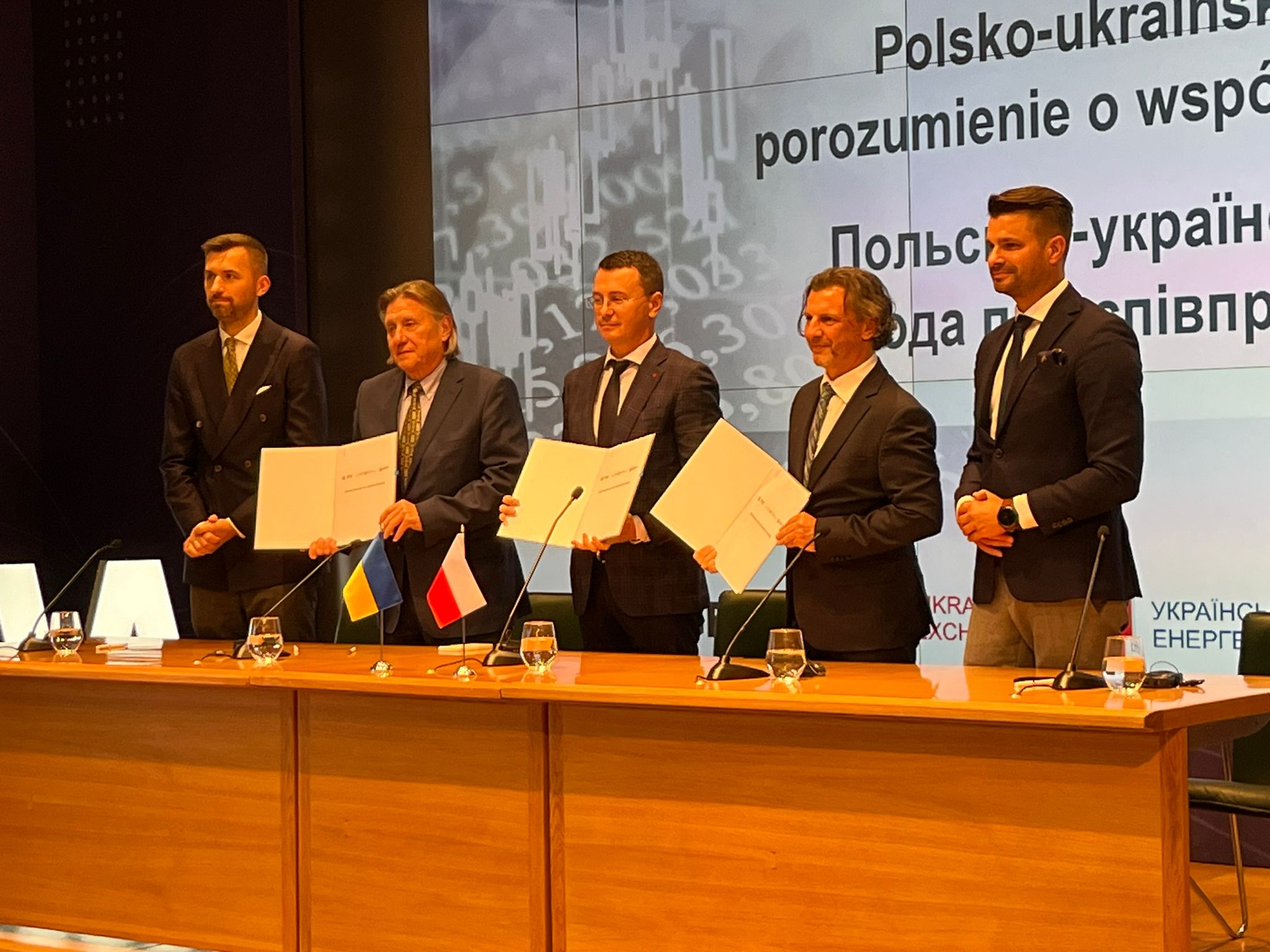 Uroczystość z okazji podpisania polsko-ukraińskiego porozumienia w siedzibie GPW. Fot. Jędrzej Stachura