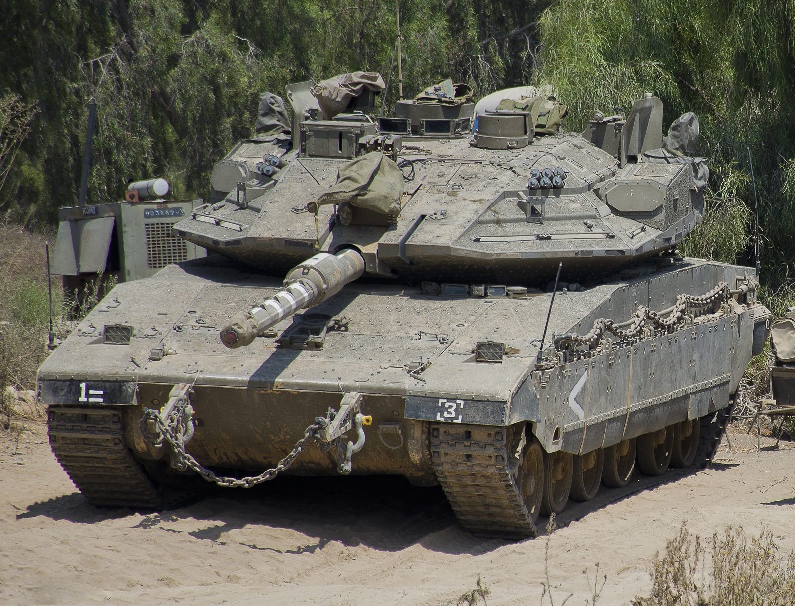 Czołg izraelski Merkava Mk 4M. Fot. Wikimedia Commons.