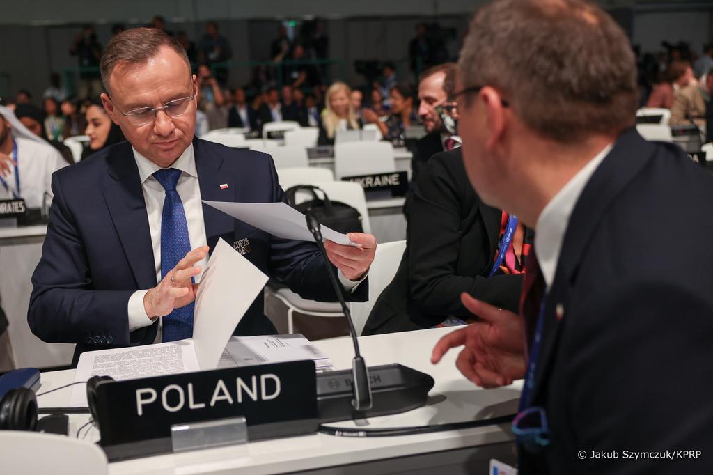Andrzej Duda na COP28. Fot. Kancelaria Prezydenta.