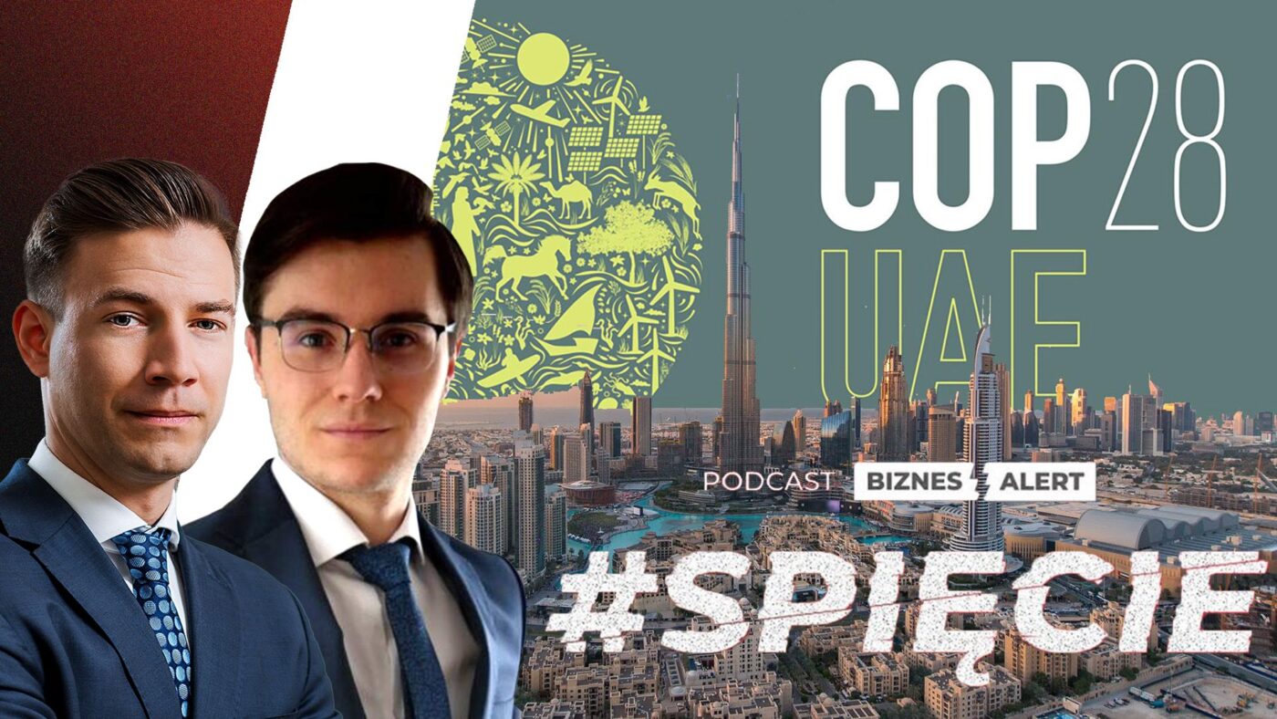 COP28. Grafika: Mikołaj Teperek.