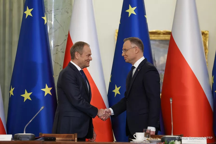Andrzej Duda i Donald Tusk. Fot. Kancelaria Prezydenta.