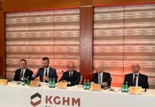 Konferencja wynikowa KGHM. Fot. Jędrzej Stachura