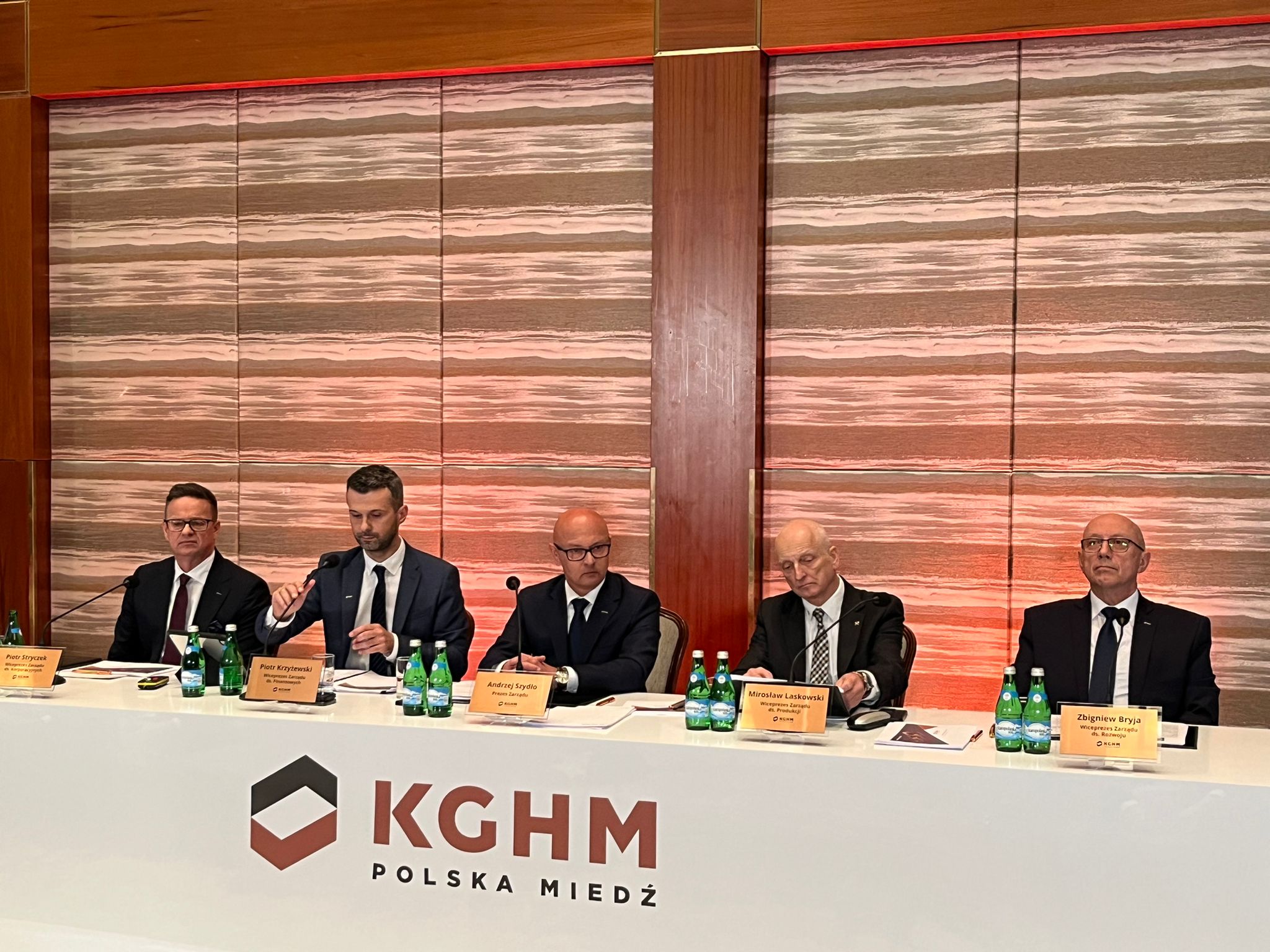 Konferencja wynikowa KGHM. Fot. Jędrzej Stachura