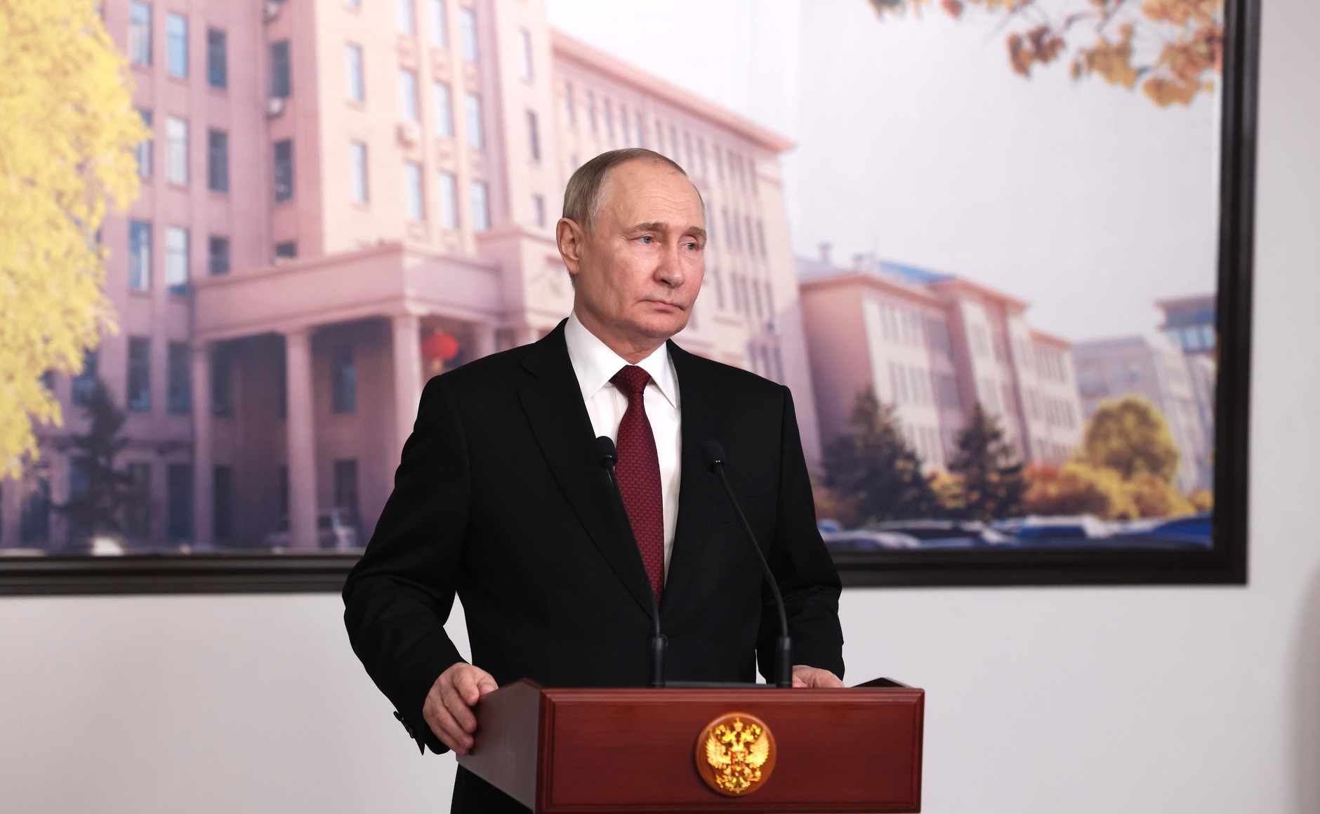 Władimir Putin po wizycie w Pekinie. Fot. Kremlin.ru.