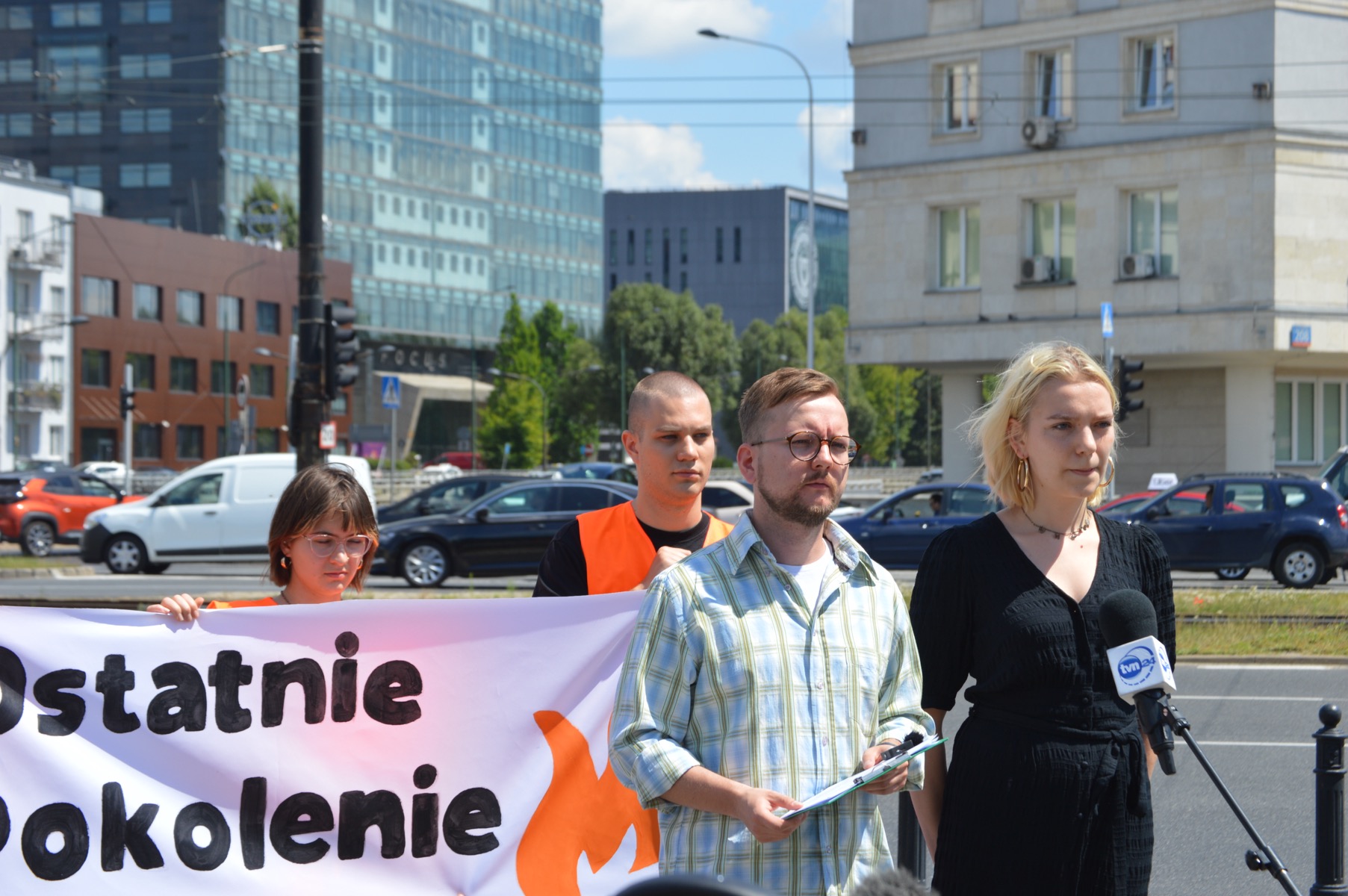 Protest. Fot. Ostatnie Pokolenie.