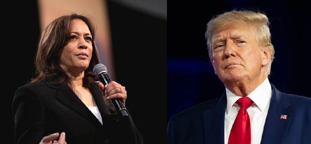 Kamala Harris i Donald Trump. Źródło: flickr/Brandon Bell/Getty Images