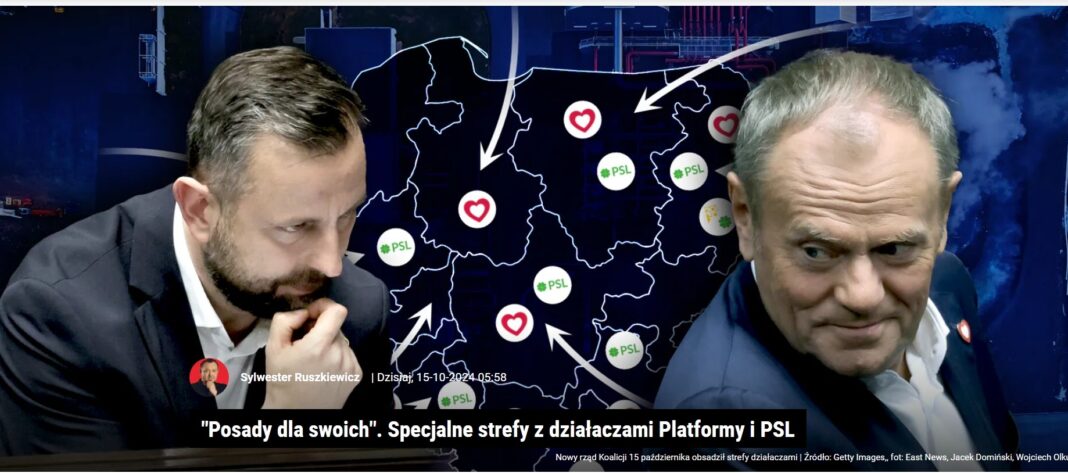 Ustalenie wp.pl: Specjalne Strefy Ekonomiczne przejęte przez działaczy PO i PSL