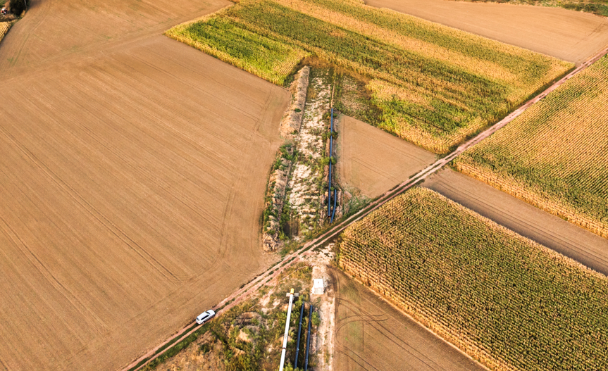 Budowa gazociągu Kędzierzyn-Koźle-Racibórz-Rybnik. Fot. Gaz-System