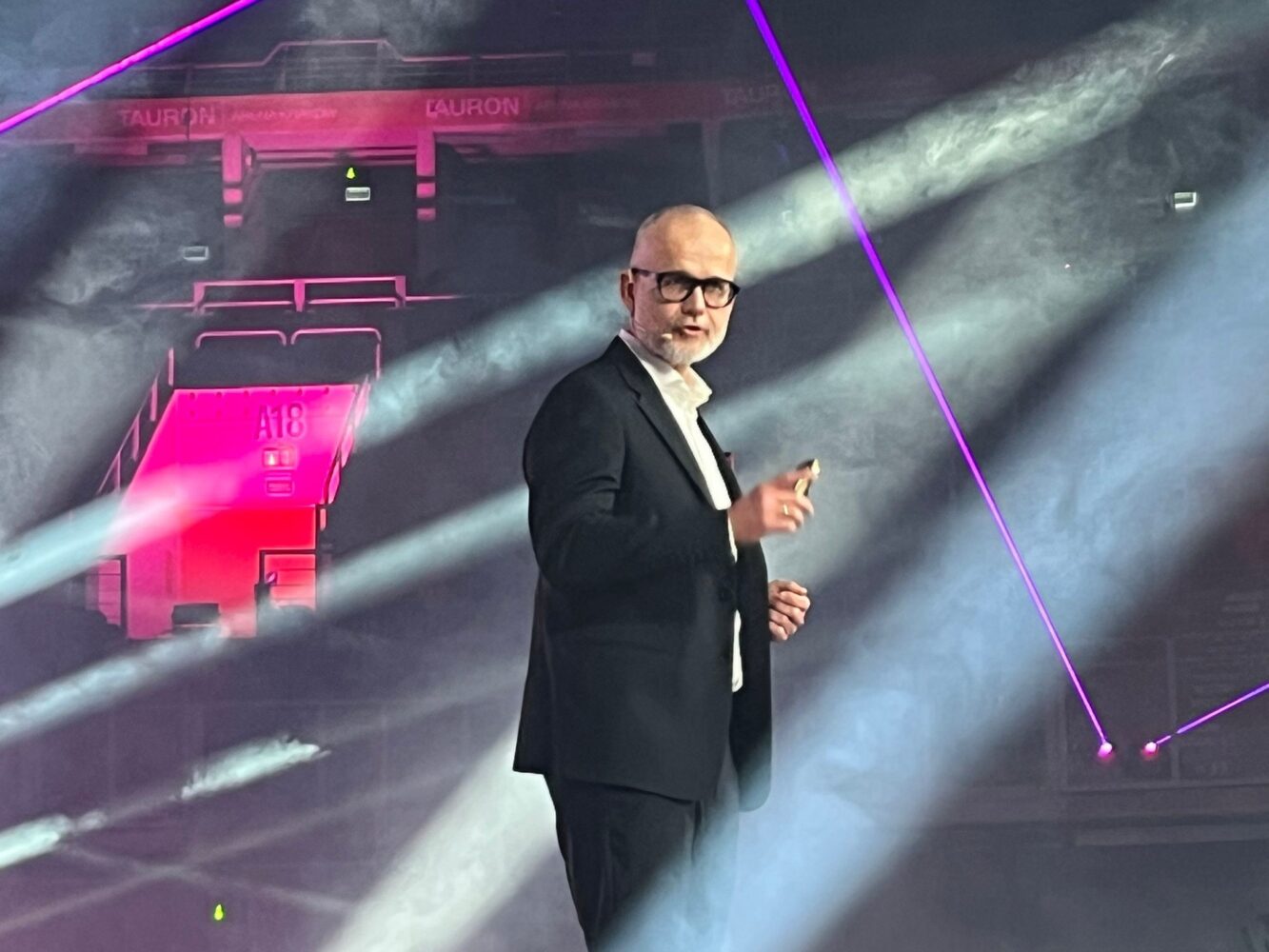 Grzegorz Lot, prezes Grupy Tauron podczas wtorkowej prezentacji jej strategii w Krakowie