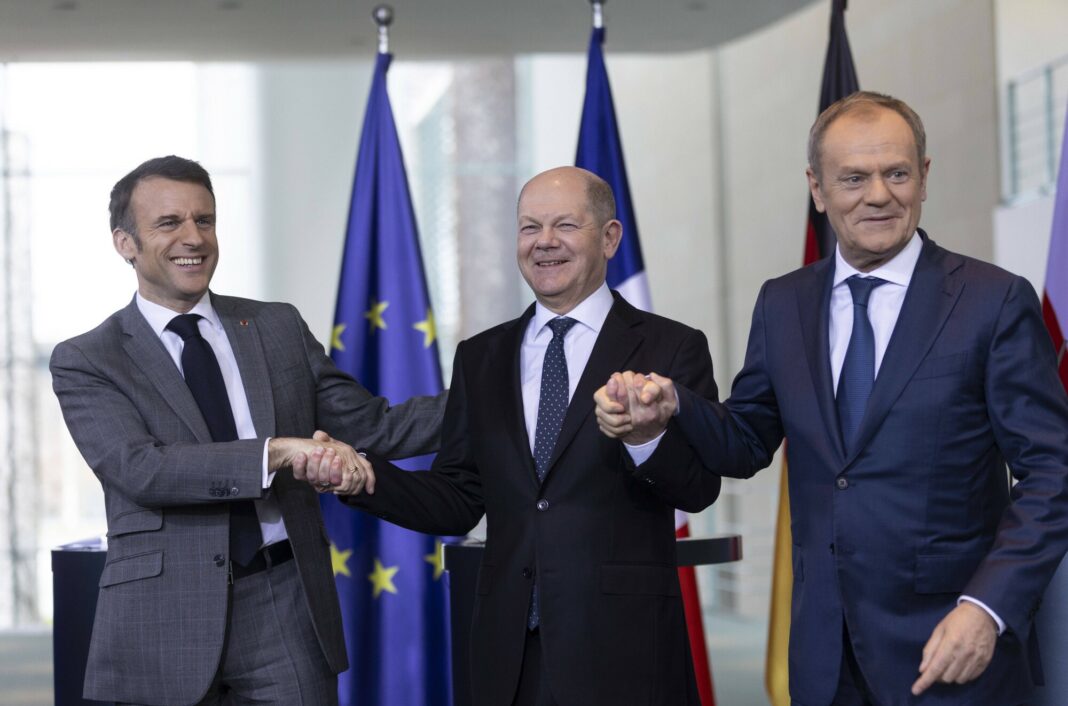 Scholz, Macron, Tusk