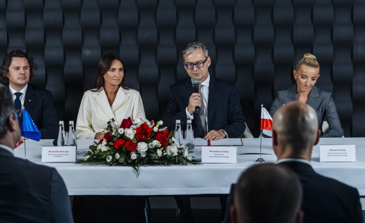 Polenergia podpisuje umowę z Bankiem Gospodarstwa Krajowego. Źródło: Polenergia