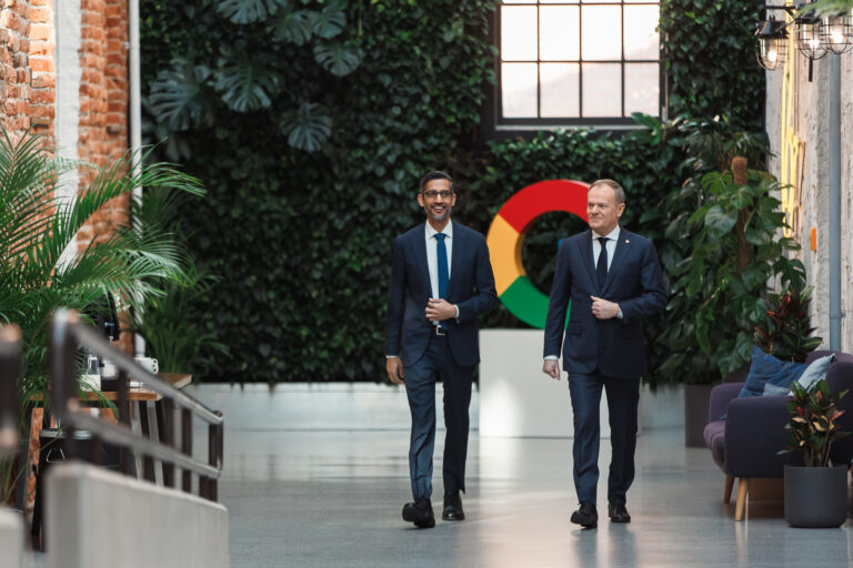Google ogłasza inwestycje w Polsce. „5 dolarów na Polaka”
