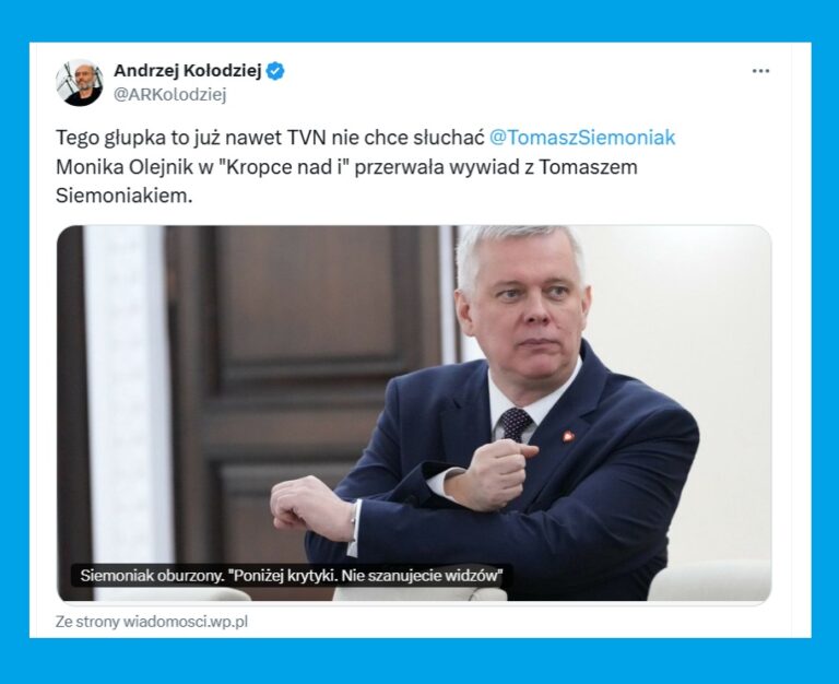 Minister Siemoniak poucza nawet dziennikarzy prorządowej TVN24