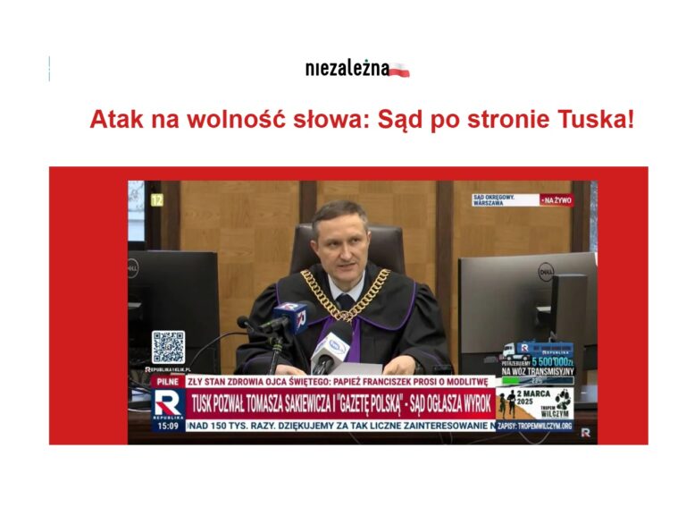 Skojarzenia, fakty, wolność słowa. Wyrok w procesie Tusk – Sakiewicz