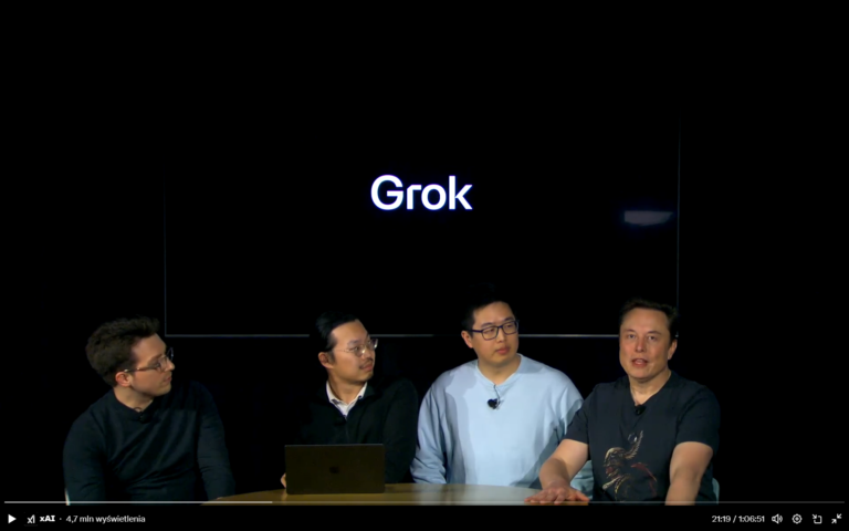 „Przerażająco inteligentny” chatbot – Elon Musk zaprezentował Groka 3