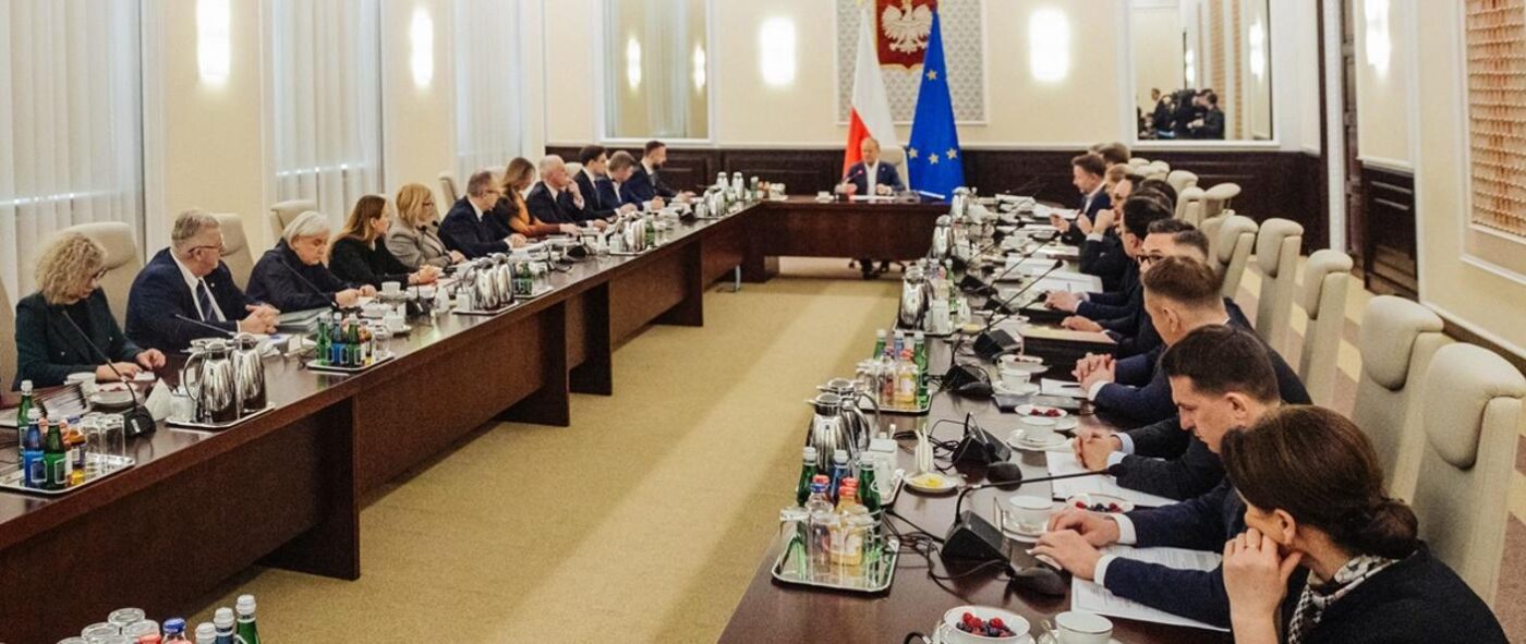 Posiedzenie rządu. Fot. Kancelaria Prezesa Rady Ministrów