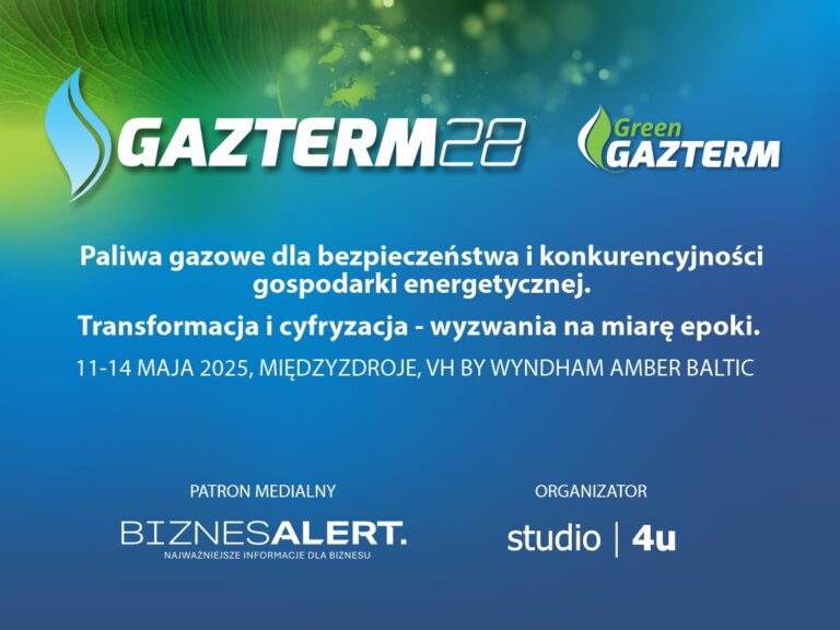 Zapraszamy na 28 edycję Konferencji GAZTERM, 11-14.05.2025 r. Międzyzdroje.