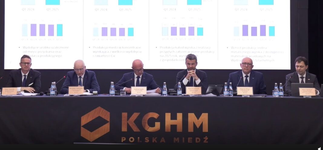Konferencja wynikowa KGHM. Fot. Biznes Alert