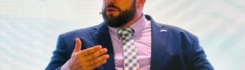 Sean Jones, dyrektor ds. globalnego łańcucha dostaw Westinghouse. Fot. Jędrzej Stachura