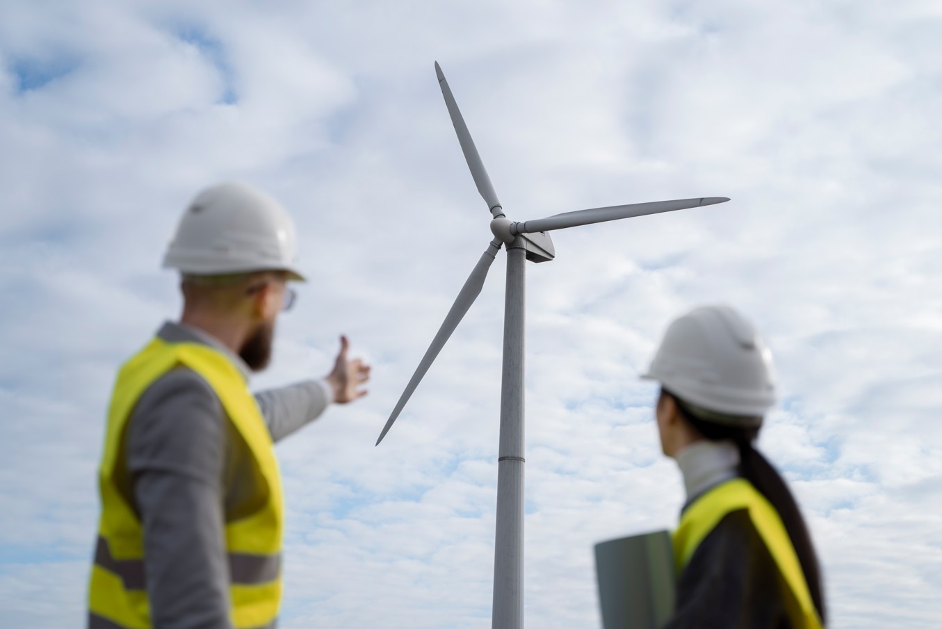 Farma wiatrowa. Źródło: Freepik