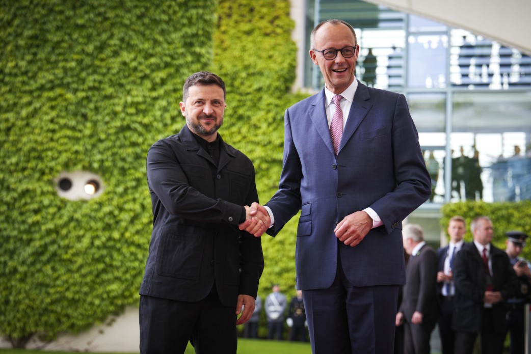 prezydent Ukrainy Wołodymyr Zełenskij i kanclerz Niemiec Friedrich Merz, zdjęcie: www.president.gov.ua