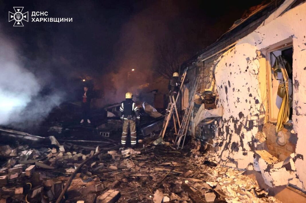 Rosyjski atak na Charków foto: t.me/dsns_telegram