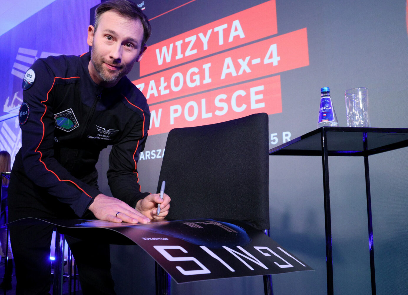 Sławosz Uznański-Wiśniewski. Fot. Pawel Wodzynski/East News, Warszawa, 05.02.2025. Centrum Nauki Kopernik