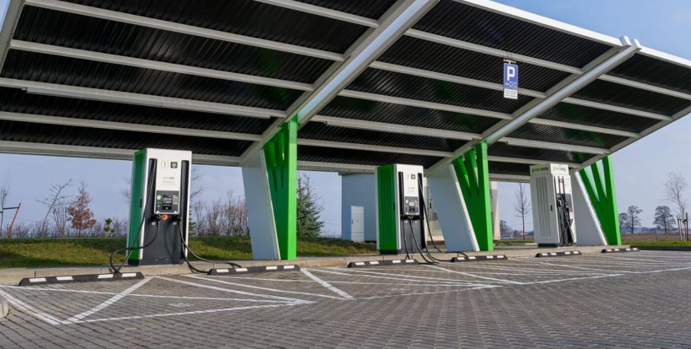 Stacja ładowania, MOP. Fot. Generalna Dyrekcja Dróg Krajowych i Autostrad