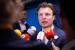 Minister obrony Holandii Ruben Brekelmans przemawia do mediów przed szczytem NATO w Hadze, Holandia, 24 czerwca 2025 r. Holandia będzie gospodarzem szczytu NATO w Hadze w dniach 24 i 25 czerwca, pierwszego takiego szczytu, który odbędzie się w tym kraju. EPA/IRIS VAN DEN BROEK Dostawca: PAP/EPA.