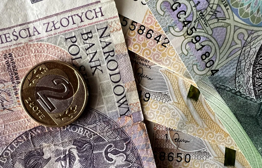 Banknoty i monety Fot. PAP/Darek Delmanowicz