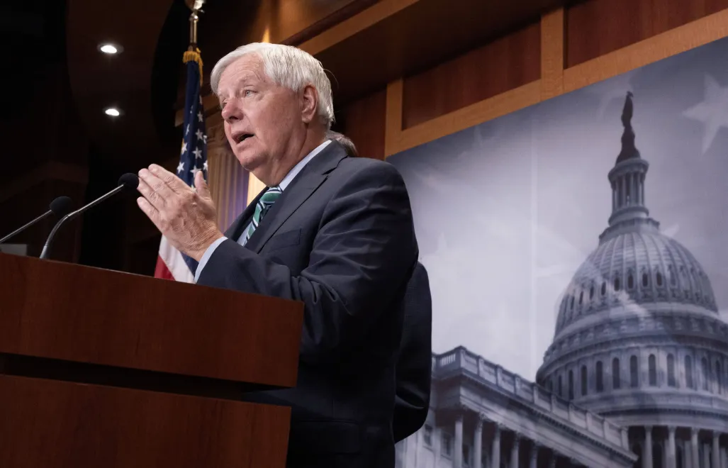 Lindsey Graham. Fot. PAP/EPA/ MICHAEL REYNOLDS