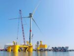 Pierwsza zmontowana turbina wiatrowa EFGL; Źródło zdjęcia: EFGL / Ocean Winds 