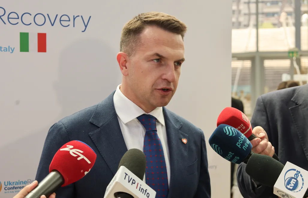 Adam Szłapka. Fot. PAP/Albert Zawada